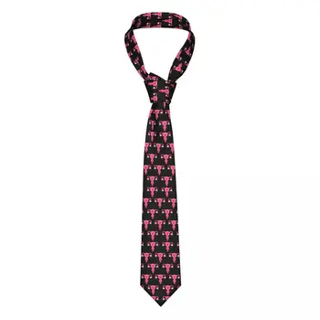 Мужской галстук Slim Skinny Woman Матка, яичники, галстук, модный галстук в свободном стиле для вечеринки, свадьбы