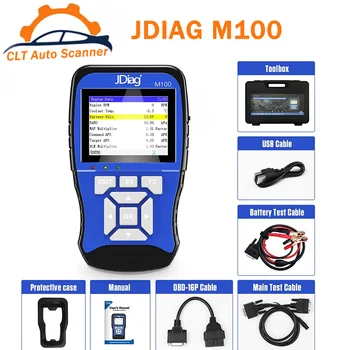 Оригинальный диагностический сканер мотоцикла Jdiag M100, противоугонный тест TPS ABS, интеллектуальный инструмент для тестирования мото, Поддержка нескольких языков