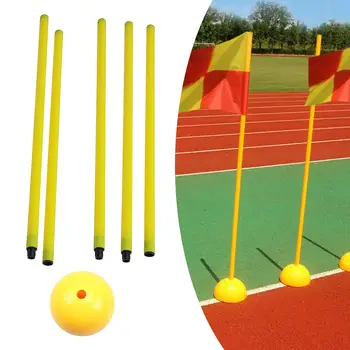 Столбы для футбольных Вывесок для Тренировок по Футболу - 50 см Спортивные Маркеры из ПВХ