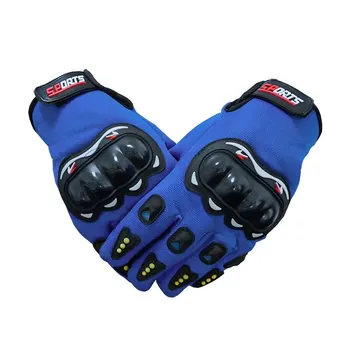 Мотоциклетные Перчатки Дышащие Гоночные перчатки с твердым покрытием для полных пальцев Защита от спорта на открытом воздухе Езда на кросс-байке Перчатки