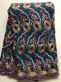 Африканская сухая хлопчатобумажная кружевная ткань 2023 г. Высококачественное Швейцарское вуалевое кружево из Швейцарии Нигерийские кружевные ткани для пошива свадебных платьев