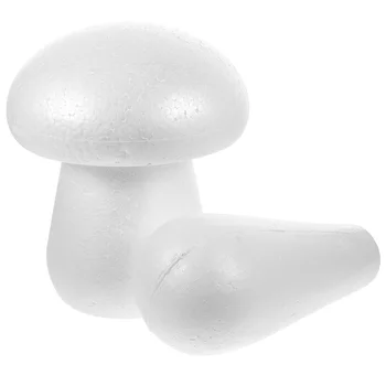 Детский пенополистирольный гриб Своими руками из пенопласта для настольного декора из пенопластовых шариков
