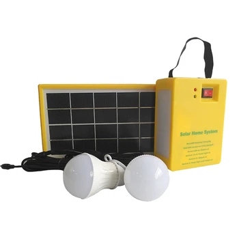 Солнечная панель мощностью 3,5 Вт, комплект из 2 ламп, солнечная система, Энергосберегающий солнечный свет, Наружный и внутренний Перезаряжаемый светодиодный светильник