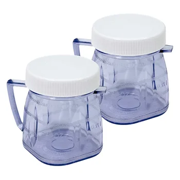 2 упаковки запасных частей для большинства аксессуаров для блендера Oster Izer, совместимых с 1 чашкой мини-пластиковой банки