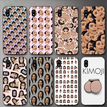 Чехол для телефона Kim-Kimoji-Funny-K-Kardashian Для Xiaomi9 10 11PRO LITE Redmi NOTE7 8 9 10A PRO K40 Poco3 Shell