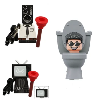 Skibidi Toilet Man KDL818 Min vs Monitor Строительный блок Camerman Titan Speakerman Игрушки для детей Рождественский подарок на День Рождения