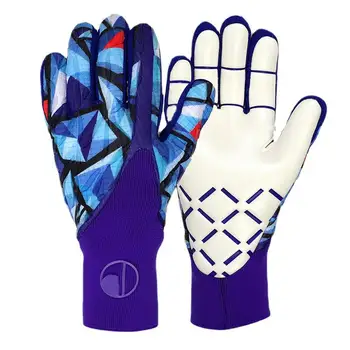Вратарские перчатки Футбольные перчатки с прочным захватом, дышащие, высокопроизводительные, толстые Перчатки для взрослых вратарей Обеспечивают великолепную защиту