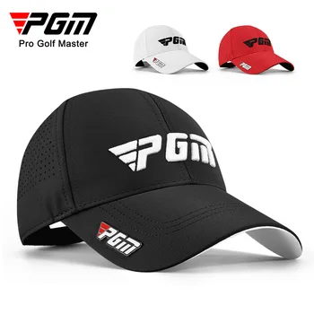 Мужские кепки для гольфа PGM, Солнцезащитный козырек, Дышащая мужская повседневная кепка, впитывающая влагу, солнцезащитная шляпа MZ039