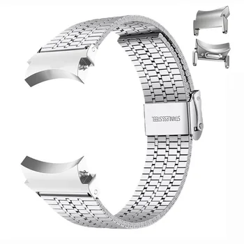 Ремешок из нержавеющей стали Для Samsung Galaxy watch 6 4 classic 40 мм 44 мм 43 мм 47 мм ссылка браслет correa Galaxy watch 4/6/5/pro Ремешок