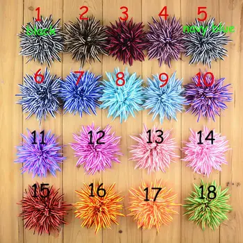 30ШТ 10 см шифоновый цветок для детской повязки на голову DIY craft можно выбрать цвета (HMF-51)