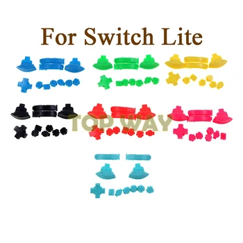 10 комплектов сменных кнопок для Nintendo Switch Lite L R ZL ZR ABXY для игровой консоли NS Lite