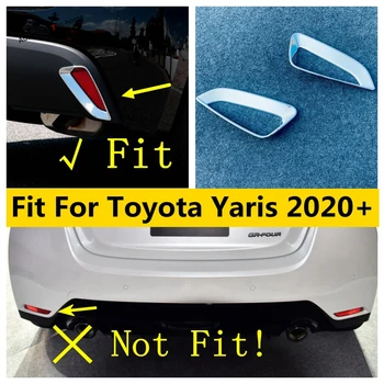 ABS Хромированный задний бампер, Противотуманные фары, Комплект рамы, Отделка крышки, Комплект для ремонта экстерьера, Аксессуары для Toyota Yaris 2020 2021