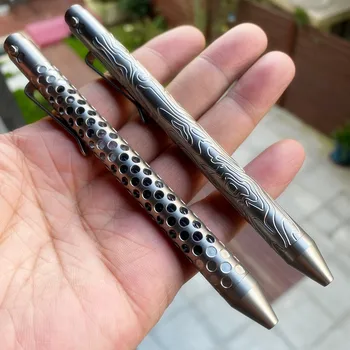 Шариковая ручка из чистого титанового сплава с маслянистой заправкой G2 для наружного инструмента Ручка для подписи Ручка для письма