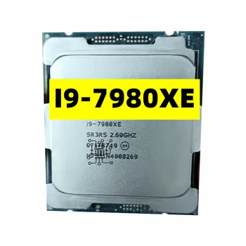 Процессор I9 7980XE 14 нм, 18 Ядер, 36 потоков, 2,6 ГГц, 24,75 МБ TDP, 165 Вт, процессор LGA2066 для настольной Материнской платы X299