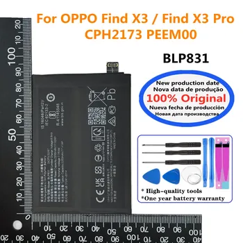 Новый 100% Оригинальный Аккумулятор BLP831 Для OPPO Find X3 / Find X3 Pro X3Pro CPH2173 PEEM00 Замена Аккумулятора Мобильного Телефона Bateria
