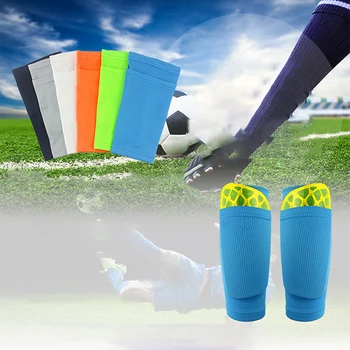 1 Пара спортивных футбольных накладок для защиты голени, Носок, опора для ног, Футбольный компрессионный рукав 3 размера