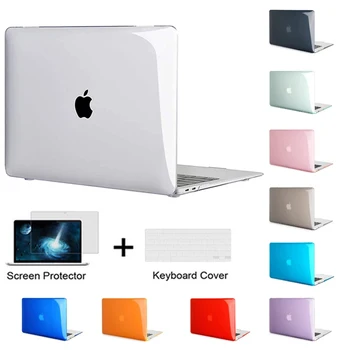 Чехол для ноутбука Apple MacBook Pro 16,2 A2485 A2780 M1chip Crystal Cover для Macbook Air Pro 15 16 A2141 A1286 Retina 12 11 Funda