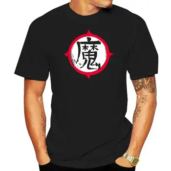 Мужская футболка Demon Kanji Goku Футболка с принтом футболки-тройники топ