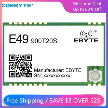 CDEBYTE E49-900T20S Модуль Беспроводной передачи данных 20 дБм Дальность действия 2,5 км Низкое Энергопотребление IPEX/Антенна с отверстием для штамповки