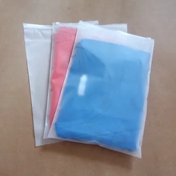 30шт матового пластика толщиной 0,2 мм, закрывающийся полиэтиленовый пакет на молнии, водонепроницаемый упаковочный пакет для хранения подарочной одежды, обуви, украшений