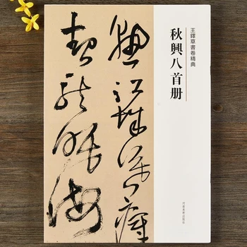 Коллекция китайских скорописей, тетрадь для копирования каллиграфии Wang Duo Brush с традиционным китайским переводом, тетрадь для копирования