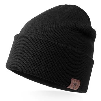 Зимняя шапка OZERO Beanie Daily Hat - утепленная флисовая лыжная шапочка-чулок с черепом для мужчин и женщин