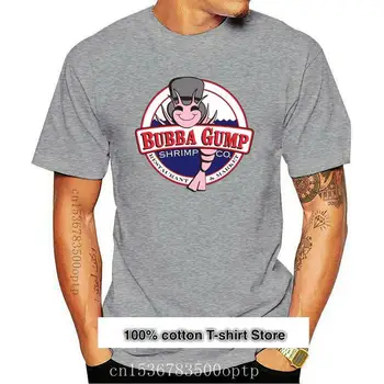 Camiseta de camarón de Bubba Gump, camiseta de moda de película de Tom Hanks, Gump del bosque, nueva