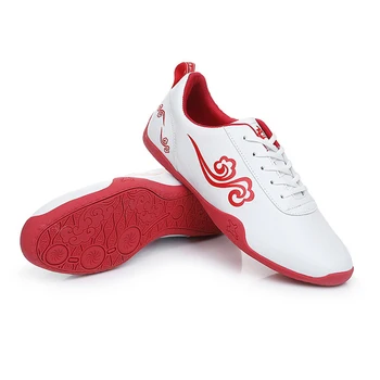 USHINE EU35-44 Профессиональная Обувь для Кунг-фу Боевых Искусств Тайчи Тхэквондо Ушу Каратэ Спортивная Обувь Кроссовки Для Взрослых Большого Размера