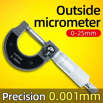 Точность измерения 50-75 мм Внешний микрометр Механические датчики Микрометр Измерительный инструмент Микрометрический штангенциркуль