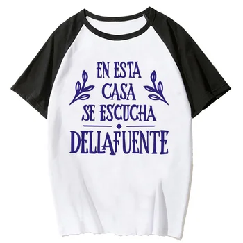 Женские футболки Dellafuente, летний топ Y2K, одежда с аниме для девочек