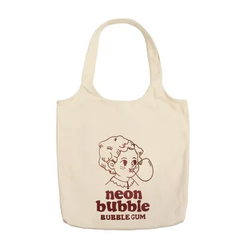 Холщовая сумка, цветная печать, ручная роспись, персонализированное имя или логотип, большая переносная хозяйственная сумка, глухая молния, холщовая сумка, для переноски