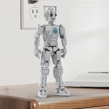 Робот-Киберчеловек, виртуальное роботизированное существо, космические киборги, строительный набор из 536 предметов, игрушки, подходящие для праздничных подарков