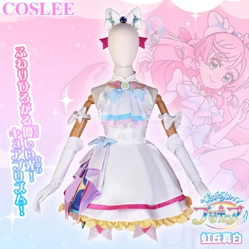 COSLEE Аниме Hirogaru Sky Pretty Cure Precure Cure Prism Косплей Костюм Милое платье в стиле Лолиты, Наряд для вечеринки на Хэллоуин, Новинка для женщин