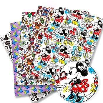Дисней мультфильм ткань ручной DIY швейные лоскутное квилтинга детские дома лист платье ткань напечатанная ткань шитье детские ткани