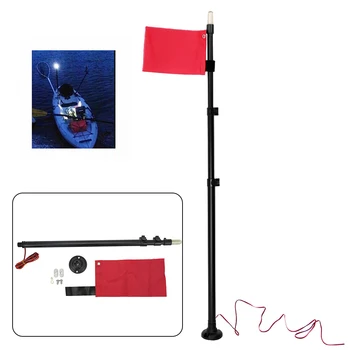 Высококачественный Защитный Флаговый Фонарь Для Каяка Напряжение 12 В Провода Аксессуары Из Сплава Прочные Легкие Крепежные Винты