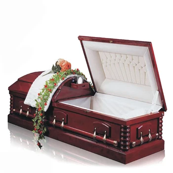 Опускание роскошного гроба для похоронных принадлежностей JS-A056