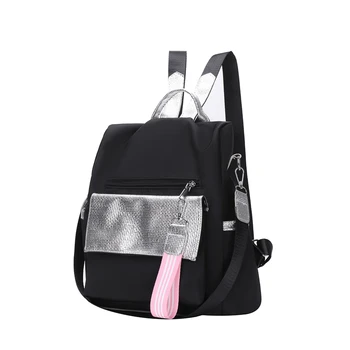 Рюкзак контрастного цвета для женщин, школьные сумки большой емкости для подростков, Водонепроницаемый Оксфордский рюкзак для путешествий, рюкзак для девочек, Bolsa