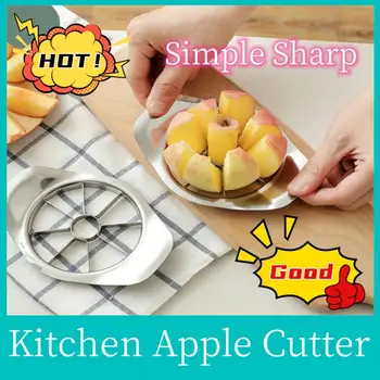 Кухонные гаджеты, нож для нарезки яблок из нержавеющей стали, Инструменты для нарезки овощей и фруктов, Кухонные Принадлежности, Нож для нарезки яблок Easy Cut