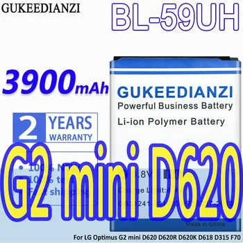 Аккумулятор GUKEEDIANZI Высокой Емкости BL-59UH 3900 мАч Для LG Optimus G2 mini D620 D620R D620K D618 D315 F70 BL 59UH